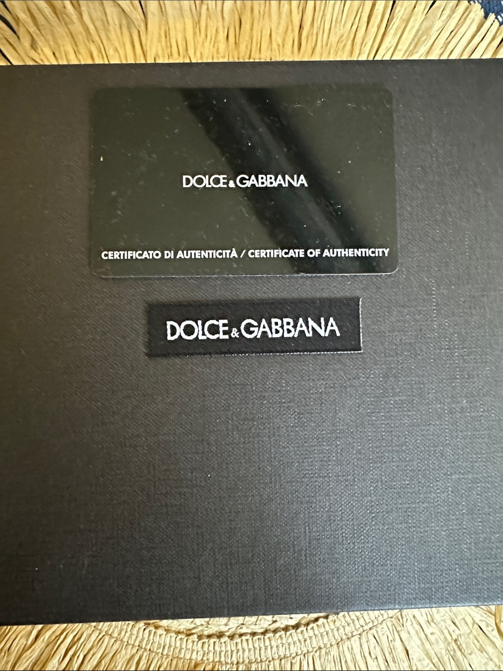 Dolce & Gabbana Bright Orange Fur Pom with Gold Hardware and Leaf Charm - Picture 7 of 8